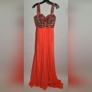 Maggie Sottero Coral Women's Dress Size 4